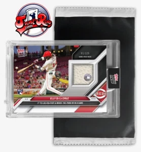 Reliquia base usata dal gioco # a 125 o inferiore Elly De La Cruz 2024 TOPPS ORA 50 sigillata - Foto 1 di 2