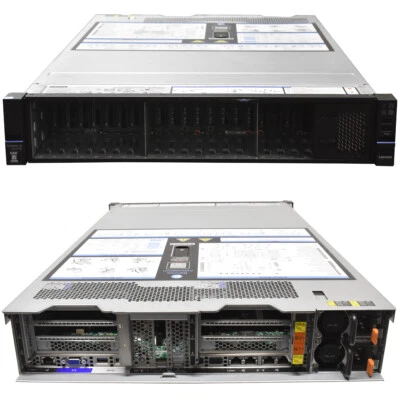 Lenovo System x3650 M5 Server Barebone no CPU no PC4 20x SFF 2.5" M5210 12G - Image 1 of 3