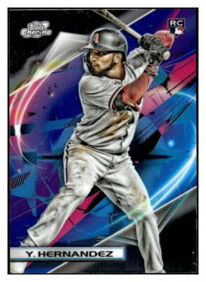 YONNY HERNANDEZ RC 2022 Topps Cosmic Chrome #57 ROOKIE Diamondbacks MLB ID:45665 - Image 1 of 2