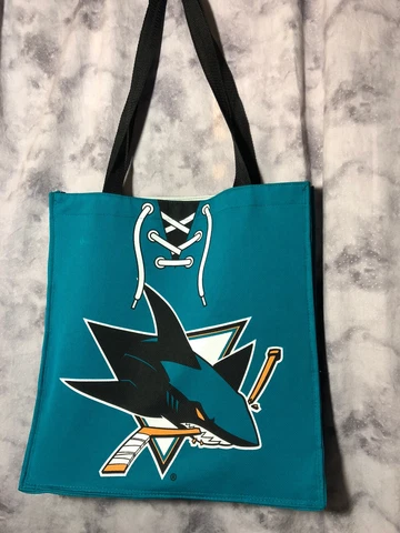 SHARKS NHL JERSEY Teal  BAG RARE Cover