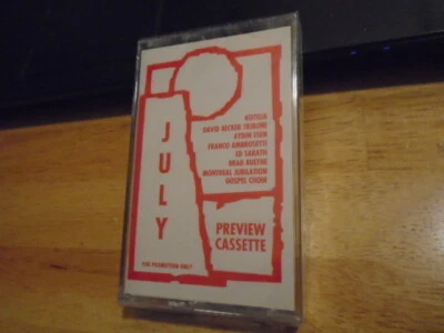 SEALED PROMO Mesa/Bluemoon CASSETTE TAPE jazz Franco Ambrosetti David Becker '91 - Image 1 of 2