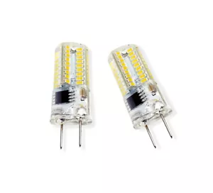2pcs G8 Led bulb 72-3014SMD Dimmable Silicone Lamp Warm White 110-120V - Picture 1 of 7