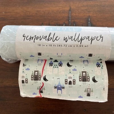 Castillo de papel tapiz extraíble Design Group de 18 pulgadas x 10 pies habitación para niños Foto 1 de 4