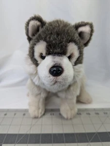 Nat Jules Husky Wolf Dog Plush 9 Inch Stuffed Animal Toy - Picture 1 of 9