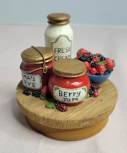 Tarro de velas "Our America Gift" adorno bayas y mermelada crema conservas - Imagen 1 de 10