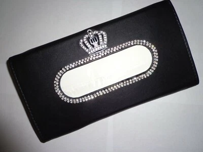 Sun Visor Leather Crystal Tissue Box Cover Case Holder Auto Foto 1 de 4