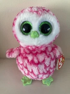 TY BEANIE BOO BUBBLY THE OWL 15 CM NUEVO CON ETIQUETAS BOOS CLAIRE'S EXCLUSIVO - Imagen 1 de 1