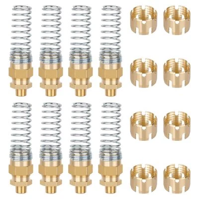 Air Brake Hose End Fitting, DOT Brass 1/2” Hose x 3/8” Male Air Brak - Image 1 of 4