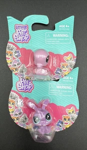 Littlest Pet Shop Micro Collection Toys Bird & Bunny Set Pink Hasbro New - Picture 1 of 8