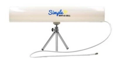 White Yagi Indoor Desktop Cantenna Wi-Fi 2.4 GHz  WiFi Antenna 15dBi booster - Image 1 of 4