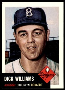 1991 Topps Archives 1953 Dick Williams . Brooklyn Dodgers #125