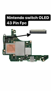 Nintendo Switch OLED 2021 Display Screen Oled FPC connector Plug Socket 43 pin - Picture 1 of 2