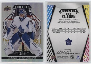 2022-23 Upper Deck Allure Rookies Erik Kallgren #115 Rookie RC