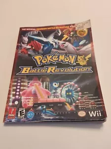 Pokemon Battle Revolution Video Game Strategy Guide Nintendo Wii No Poster - Foto 1 di 2