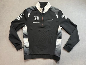McLaren Honda Formula 1 Team Black Zip Sweatshirt mens size S - Picture 1 of 23