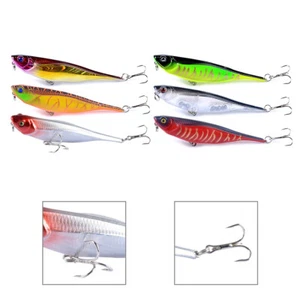 6 PIEZAS Señuelos de Pesca 9.9g/9.9cm Cebos Minnow Lápiz Flotante Láser Cebos de Plástico - Imagen 1 de 14