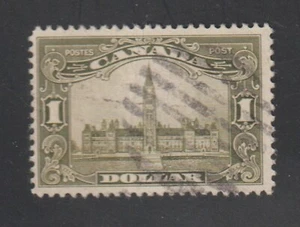 Canada Scott Unitrade 159  $1.00 Parliament Building  Stamp Used Fine-Very Fine - Picture 1 of 2