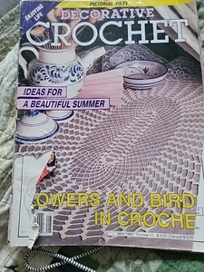 Decorative Crochet Magazine Issue #27 May 1992 Enjoy Life Pictorial Filet - Picture 1 of 24