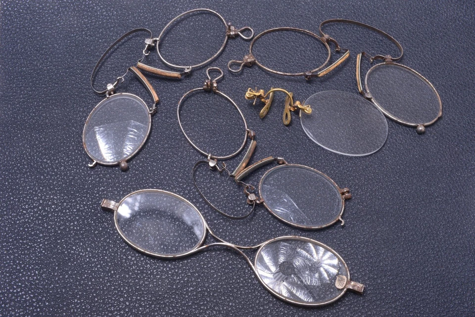 ✅ PIEZAS GAFAS NARIZ LECTURA PINCH, PINCE NEZ ANTIGUAS Foto 1 de 1