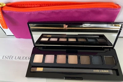 ESTEE LAUDER Pure Color Envy Sculpting 7 Eyeshadows Palette w/Brush/Pink Bag PIC - Image 1 of 4