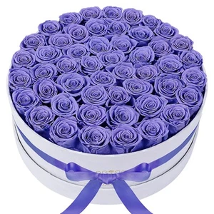 50 Piece Roses in a Velvet Box, Flowers for Delivery, Presereved Flowers Birt... - Picture 1 of 6