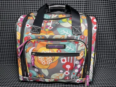 Bolso con ruedas ligero debajo del asiento Lily Bloom Designer de 15 pulgadas para mujer flores Foto 1 de 4