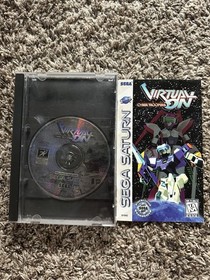 Virtual On Sega Saturn Long Box Complete In Box With Manual And Reg Card