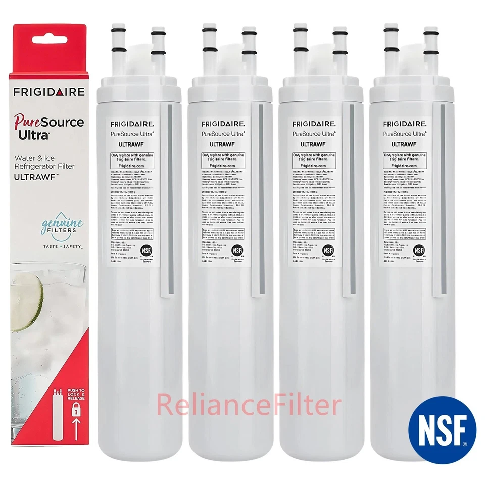 BRANDED 4 Pack Of Frigidaire ULTRAWF Pure Source Ultra Water Filter White Sealed NEW