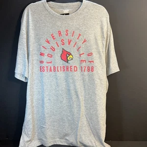 Captivating Apparel University Of Louisville Cardinals meliertes graues T-Shirt Gr. X - Bild 1 von 4