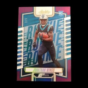 2023 Panini Absolute Jonathan Mingo Purple Rookie /5 Panthers - Picture 1 of 2