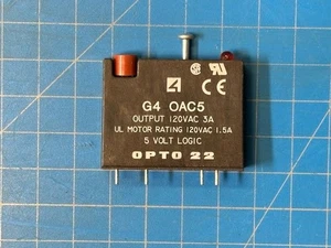 Opto 22 AC Digital Output Module G4 OAC5MA - Picture 1 of 1