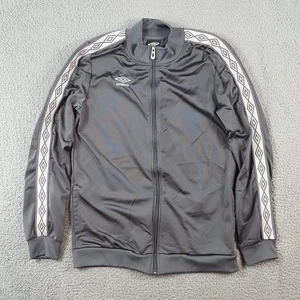 Umbro Zip Up Track Jacket Boy's Size XL Retro Logo Soccer Windbreaker Pockets - Picture 1 of 9