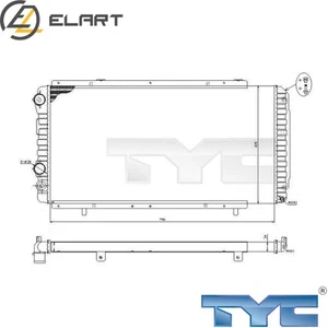 RADIATOR ENGINE COOLING 709-0014-R FOR FIAT DUCATO/Van/Platform/Chassis/Bus 2.5L - Picture 1 of 8
