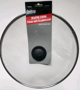 New Cooking Concepts 11.5" dia Round Metal Grease Splatter Screen w Knob - Picture 1 of 6
