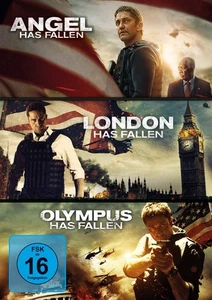 Olympus/London/Angel Has Fallen - Triple Film Collection (DVD) (UK IMPORT) - Picture 1 of 8