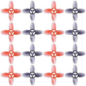 16Pcs for Avan Tinyhawk TH Turtlemode Propeller 40mm 4-Blade 1.5mm Hole4368 - Picture 1 of 7