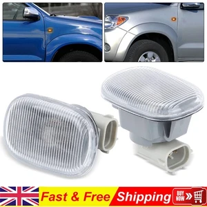 2X Side Indicator Repeater Light w/ Bulbs For Toyota Celica Corolla MR2 Hilux - Picture 1 of 13