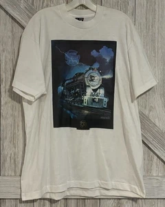 Preowned Vintage XL Best Single Stitch Cotton Belt Route Railroad T-Shirt U.S.A. - Picture 1 of 11