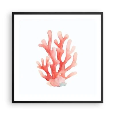 Wandbilder 60x60cm Poster Korallenriff Strand Minimalismus Bilder Wanddeko - Bild 1 von 4