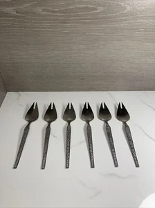 6 Riviera Cordova Spork Fork Spoons 6.5" Stainless Japan - Picture 1 of 9