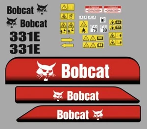 Bobcat 331 & Decals Stickers Complete Kit - Picture 1 of 1