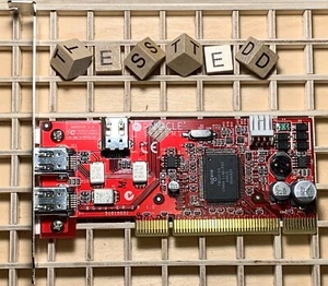 Pinnacle IEEE 1394 Firewire 3 Port 2+1 PCI Interface Karte Agere L-FW323-05 - Bild 1 von 5