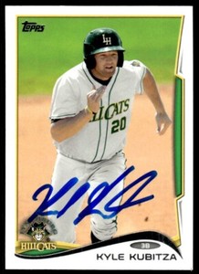 2014 Topps Pro Debut Kyle Kubitza Auto Lynchburg Hillcats #127 Signed