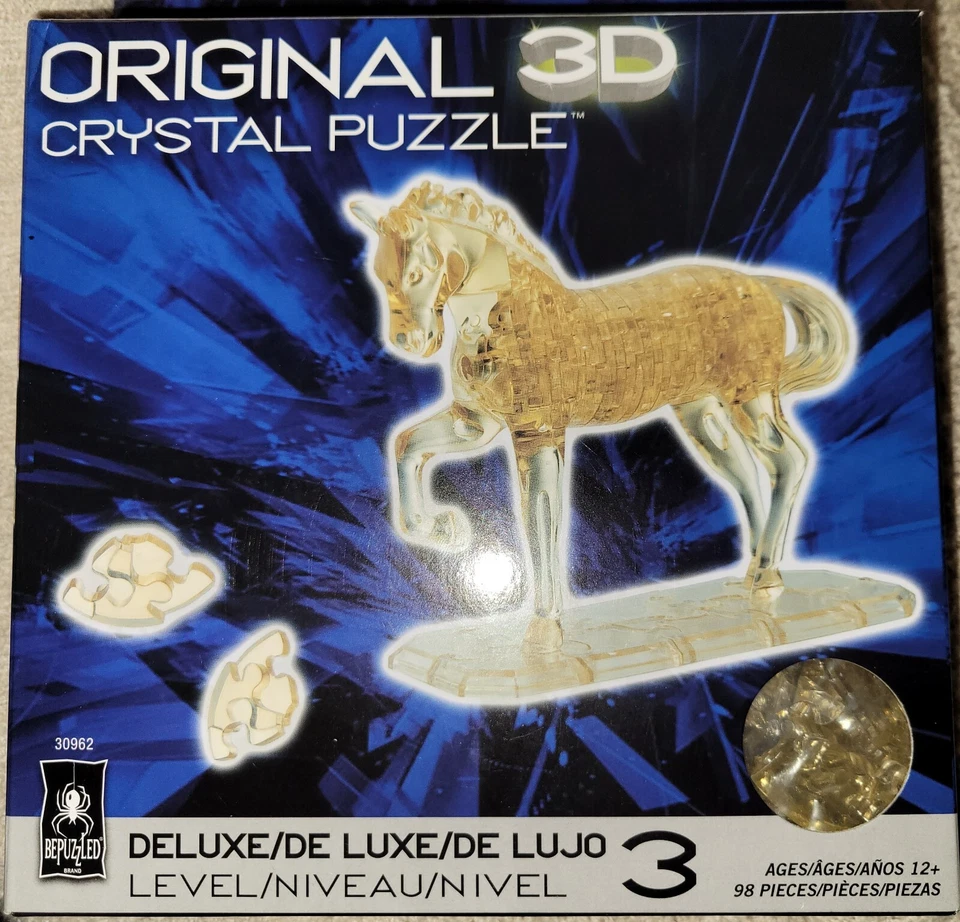 Rompecabezas de cristal desconcertado 30962 caballo 3D de lujo nivel 3 2015 Foto 1 de 4