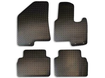 Tailored Car Floor Mats Fits Hyundai ix35 4 Piece Custom Black Rubber Mat Set - Image 1 of 4