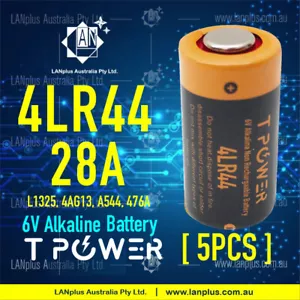 5x 4LR44 6V Battery citronella bark dog collar L1325 PX28A 28A A544 V34PX 476A - Picture 1 of 3