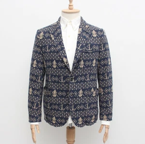 Men's BARENA Venezia Cotton Sport Coat Jacket Blazer RARE Size 50 US40 ~M ITALY - Picture 1 of 12