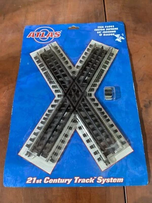 Atlas - #6083 - Custom Supreme 60° Crossing - 1 Pcs/Pkg - O Scale Track - NOS - Image 1 of 4