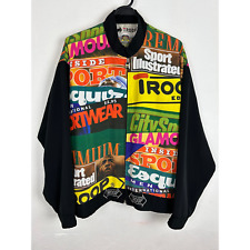 80s Vintage Troop LL Cool J Hip Hop Multicolor Zipped Track Jacket