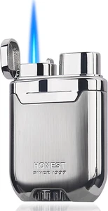 Torch Lighter Butane Lighter Windproof Lighter Mens Gifts Lighter for Candle Cam - Picture 1 of 12